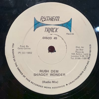 Shaggy Wonder, Barry O'Hare - Rush Dem picture 2