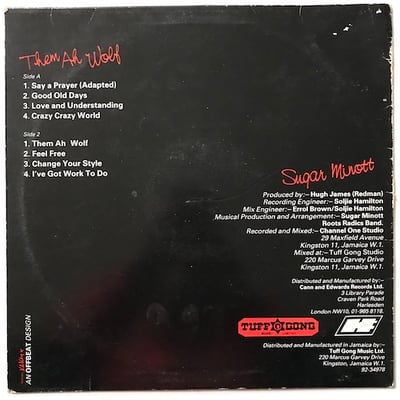 Sugar Minott - Them Ah Wolf picture 2