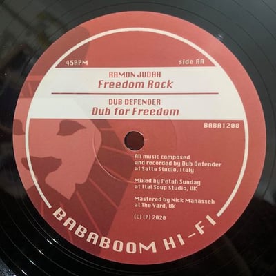 Ramon Judah, Roots Defender Horns, Dub Defender - Freedom Chant / Freedom Rock picture 2