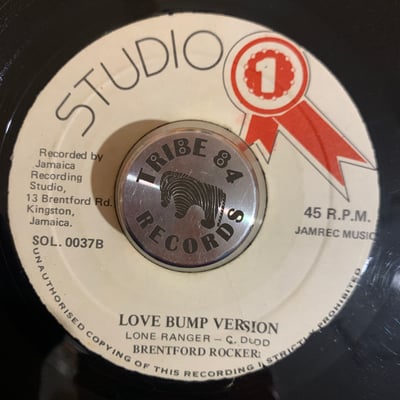 Lone Ranger, Brentford Rockers - Love Bump / Love Bump Version picture 2