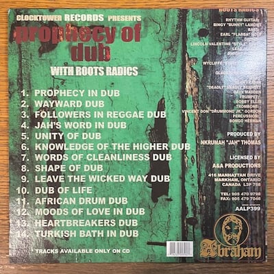 The Roots Radics - Prophecy Of Dub picture 2
