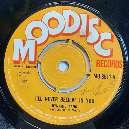 Dynamic Gang – I'll Never Believe In You / Black Attack