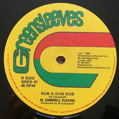 Al Campbell - Really Really Love You / Rub A Dub Dub picture 2