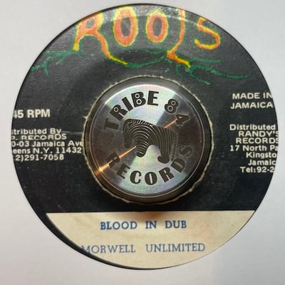 The Morwells, Morwell Unlimited - Never Fall In Love / Blood In Dub picture 2