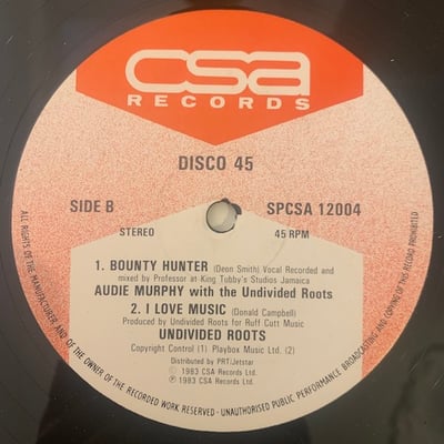 Undivided Roots - True Love / Bounty Hunter / I Love Music picture 2