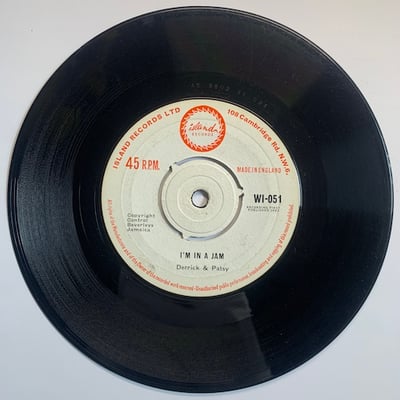 Derrick And Patsy, Derrick Morgan - I'm In A Jam / Blazing Fire picture 3