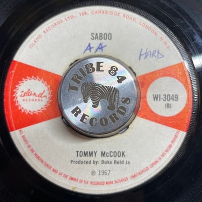 The Moving Brothers, Tommy McCook - Darling I Love You / Saboo picture 2