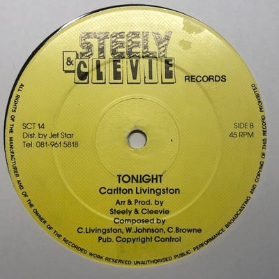 Ninjaman, Carlton Livingston - Donnette / Tonight picture 2