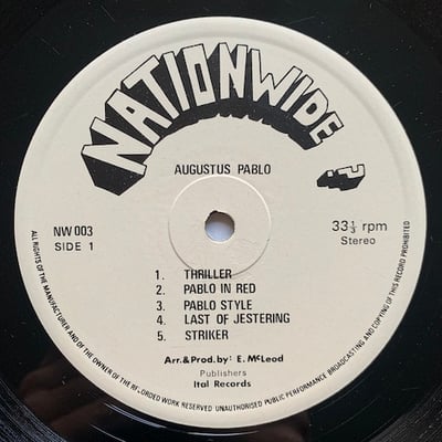 Augustus Pablo - Thriller picture 4