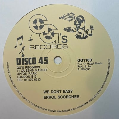 Tony Tuff, Errol Scorcher - Come See Me / We Dont Easy picture 2