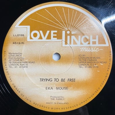Eek-A-Mouse - No Wicked / Trying To Be Free picture 2