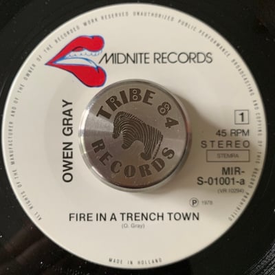 Owen Gray - Fire In A Trenchtown picture 4