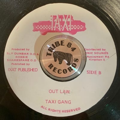 Sly & Robbie, The Taxi Gang - Smokey Vale / Outlaw picture 2