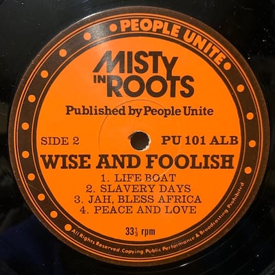 Misty In Roots - Wise And Foolish picture 5
