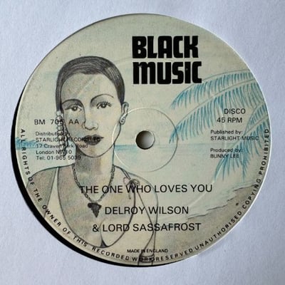 Delroy Wilson, Lord Sassafrass - No More Heartaches / The One Who Loves You picture 2