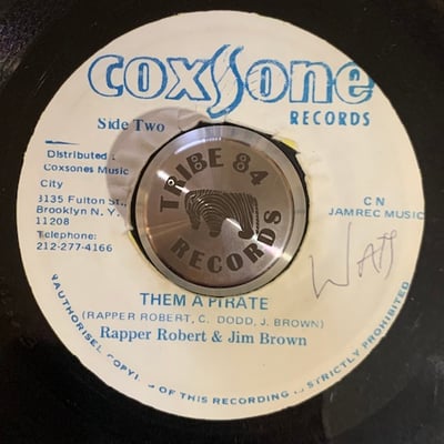 Rappa Robert, Jim Brown - Pirate / Them A Pirate picture 2