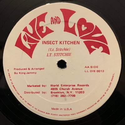 Sugar Minott, Lieutenant Stitchie - You Lick Me First / Insect Kitchen picture 2