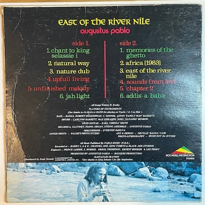 Augustus Pablo - East Of The River Nile picture 2