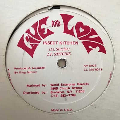 Sugar Minott, Lieutenant Stitchie - You Lick Me First / Insect Kitchen picture 2