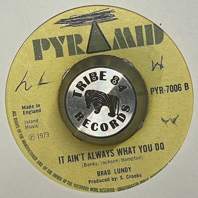 Brad Lundy - I Could Never Have Another (After Loving You) / It Ain't Always What You Do picture 2