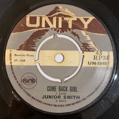 Slim Smith, Junior Smith - Everybody Needs Love / Come Back Girl picture 2
