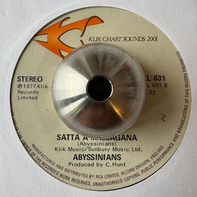 The Abyssinians - Forward On To Zion / Satta A Massagana picture 2