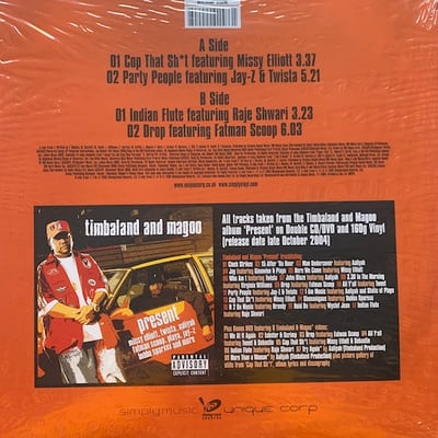 Timbaland & Magoo - Present EP picture 2