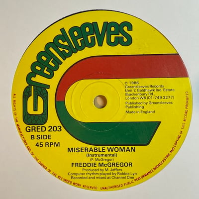 Freddie McGregor - Miserable Woman picture 2