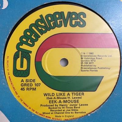 Eek-A-Mouse - Wild Like A Tiger picture 2