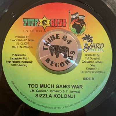Damian Marley, Sizzla - One Loaf Of Bread (Something For You) / Too Much Gang War picture 2