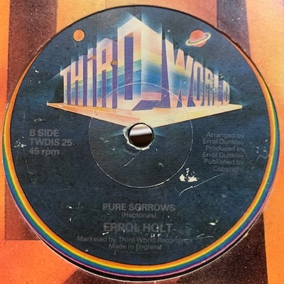 Errol "Flabba" Holt - My Baby Is Gone / Pure Sorrows picture 4