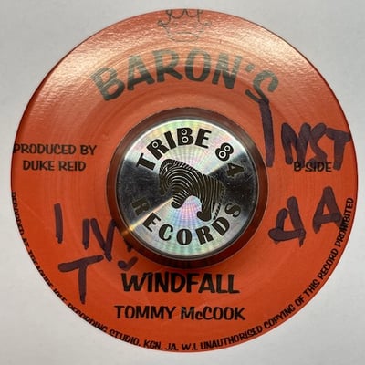 Winston Jarrett, The Righteous Flames, Tommy McCook - Stick By Me / Windfall picture 2