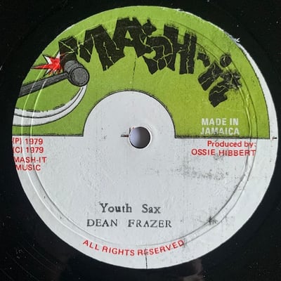 Pat Kelly, Dean Fraser - White Shade Of Pale / Youth Sax picture 2