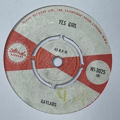 The Gaylads - No Good Girl / Yes Girl picture 2