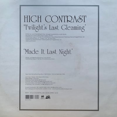 High Contrast - Twilight's Last Gleaming picture 2