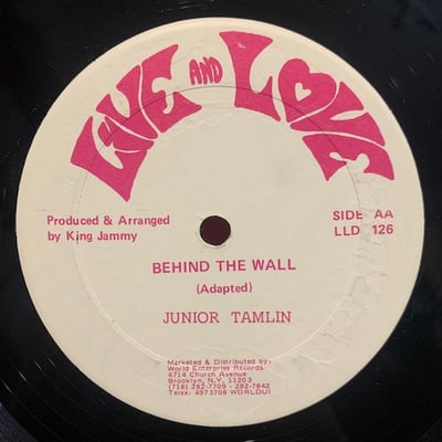 Leslie Thunder, Junior Tamlins - Follow Me To The Session / Behind The Wall picture 2