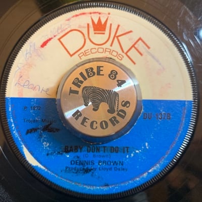 U-Roy Junior, Dennis Brown - Live It Up / Baby Don't Do It picture 2