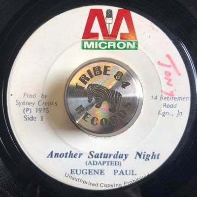 Eugene Paul - Another Saturday Night / Don't Let The Tears Fall picture 3