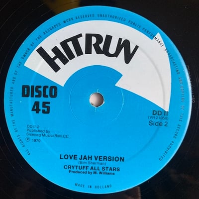 Bim Sherman, Jah Buzz, The Cry Tuff All Stars - Love Jah Only / Dub From The Ghetto picture 4