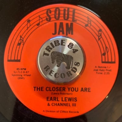 Earl Lewis, The Channels - Donna / The Closer You Are picture 2