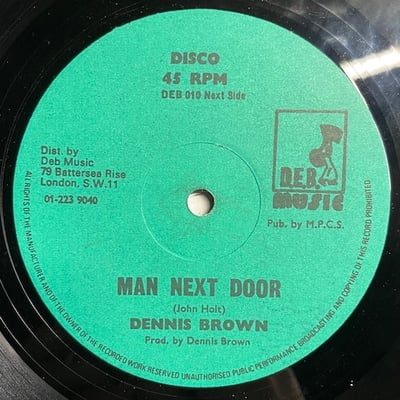 Dennis Brown - Oh What A Day / Man Next Door picture 2