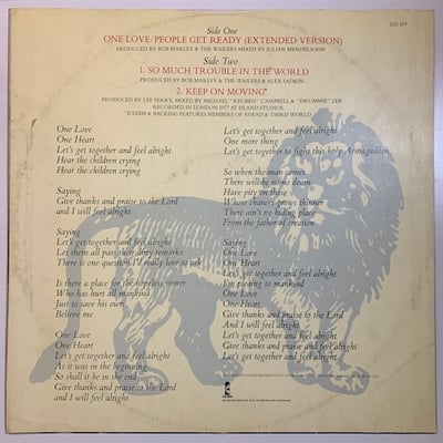 Bob Marley & The Wailers - One Love / People Get Ready picture 2