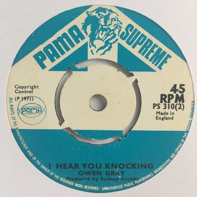 Owen Gray - You Gonna Miss Me / I Hear You Knocking picture 2