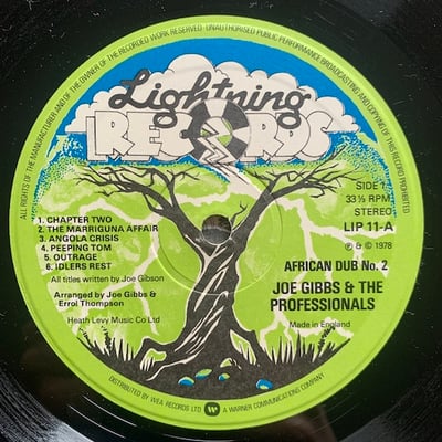 Joe Gibbs & The Professionals - African Dub - All Mighty - Chapter Two picture 4