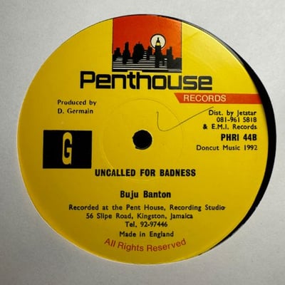 Buju Banton - Body Come Down / Uncalled For Badness picture 2