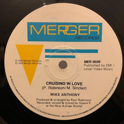 Mike Anthony - Crash Crash / Cruising In Love picture 2
