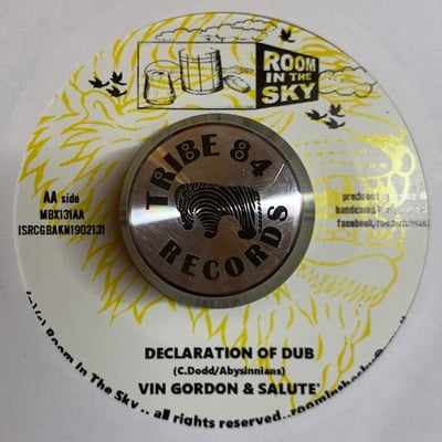 Thorpido, Salute, Vin Gordon, Salute - Unto Jah / Declaration Of Dub picture 2
