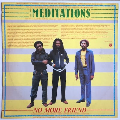 The Meditations - No More Friend picture 2