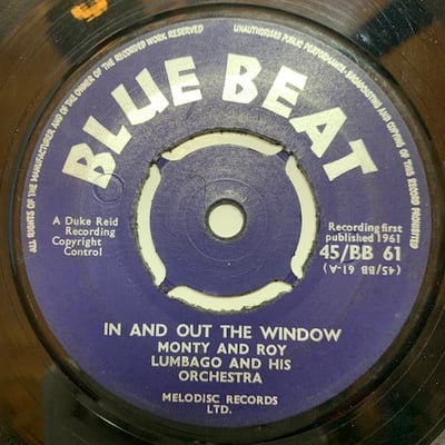 Monty & Roy, Drumbago All Stars - In And Out The Window / Tra La La Boogie picture 3