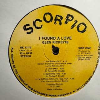 Glen Ricketts – I Found A Love